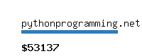 pythonprogramming.net Website value calculator