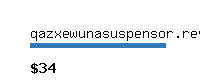 qazxewunasuspensor.review Website value calculator