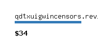 qdtxuigwincensors.review Website value calculator