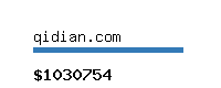 qidian.com Website value calculator