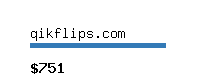 qikflips.com Website value calculator