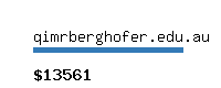 qimrberghofer.edu.au Website value calculator