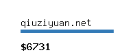 qiuziyuan.net Website value calculator