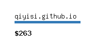 qiyisi.github.io Website value calculator