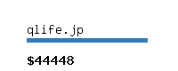 qlife.jp Website value calculator
