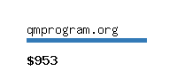 qmprogram.org Website value calculator