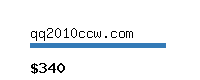 qq2010ccw.com Website value calculator