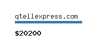 qtellexpress.com Website value calculator