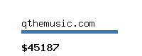 qthemusic.com Website value calculator