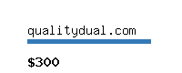 qualitydual.com Website value calculator