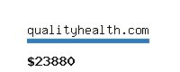 qualityhealth.com Website value calculator