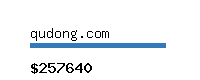 qudong.com Website value calculator