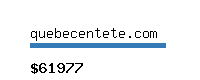 quebecentete.com Website value calculator