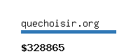 quechoisir.org Website value calculator