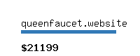 queenfaucet.website Website value calculator