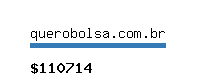 querobolsa.com.br Website value calculator