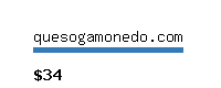 quesogamonedo.com Website value calculator