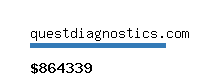 questdiagnostics.com Website value calculator