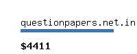 questionpapers.net.in Website value calculator