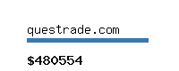 questrade.com Website value calculator