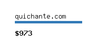 quichante.com Website value calculator