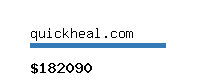 quickheal.com Website value calculator