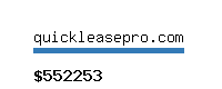 quickleasepro.com Website value calculator