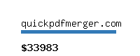 quickpdfmerger.com Website value calculator