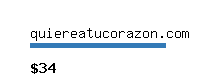 quiereatucorazon.com Website value calculator