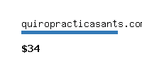 quiropracticasants.com Website value calculator