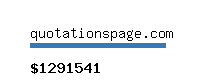 quotationspage.com Website value calculator