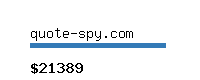 quote-spy.com Website value calculator