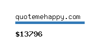 quotemehappy.com Website value calculator