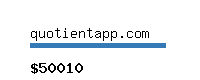 quotientapp.com Website value calculator