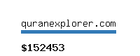 quranexplorer.com Website value calculator