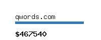 qwords.com Website value calculator