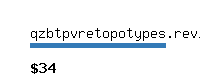 qzbtpvretopotypes.review Website value calculator