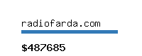 radiofarda.com Website value calculator