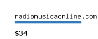 radiomusicaonline.com Website value calculator