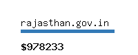 rajasthan.gov.in Website value calculator