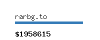 rarbg.to Website value calculator