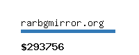 rarbgmirror.org Website value calculator