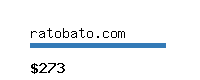 ratobato.com Website value calculator
