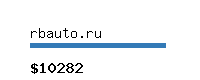 rbauto.ru Website value calculator