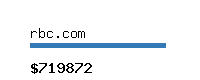 rbc.com Website value calculator