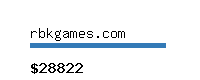 rbkgames.com Website value calculator