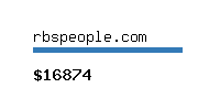 rbspeople.com Website value calculator