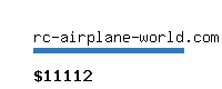 rc-airplane-world.com Website value calculator