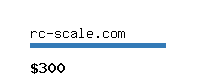 rc-scale.com Website value calculator