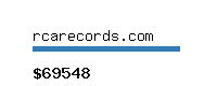 rcarecords.com Website value calculator